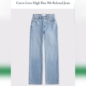 Curve Love 90's Relaxed High Rise Jeans